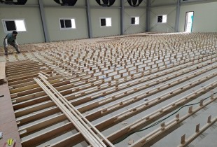 서울 중랑구 용마중학교 체육관 플로어공사